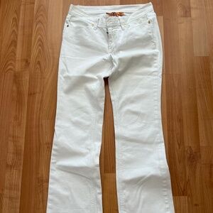 Tory Burch White Denim Jeans Size 28